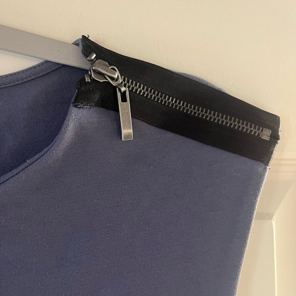 Banana Republic Smoky Blue Stretchy Dress Mid Length Women’s Size 8 - Picture 5 of 16